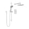 Keeney Mfg Shower Faucet Kit, Polished Chrome, Wall KIT-UNI140TSCP - alternate 1